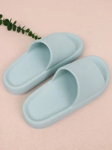Dép nam, Dép quai hậu đơn giản - Màu xanh nhạt - Xem 5