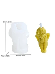 1入組天使形狀DIY矽膠模具