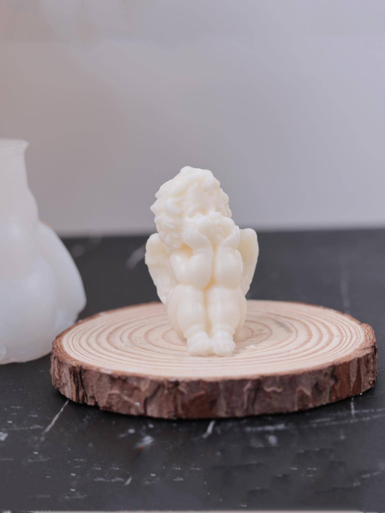 1入組天使形狀DIY矽膠模具