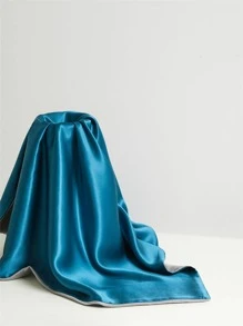 1 vỏ gối lụa tơ tằm 100% màu trắng/cà phê/xanh/be/sâm panh 22mm, kích thước: 48*74cm/50*70cm/50*75cm/60*60cm/70*70cm/51*91cm - Màu xanh lam - Xem 3