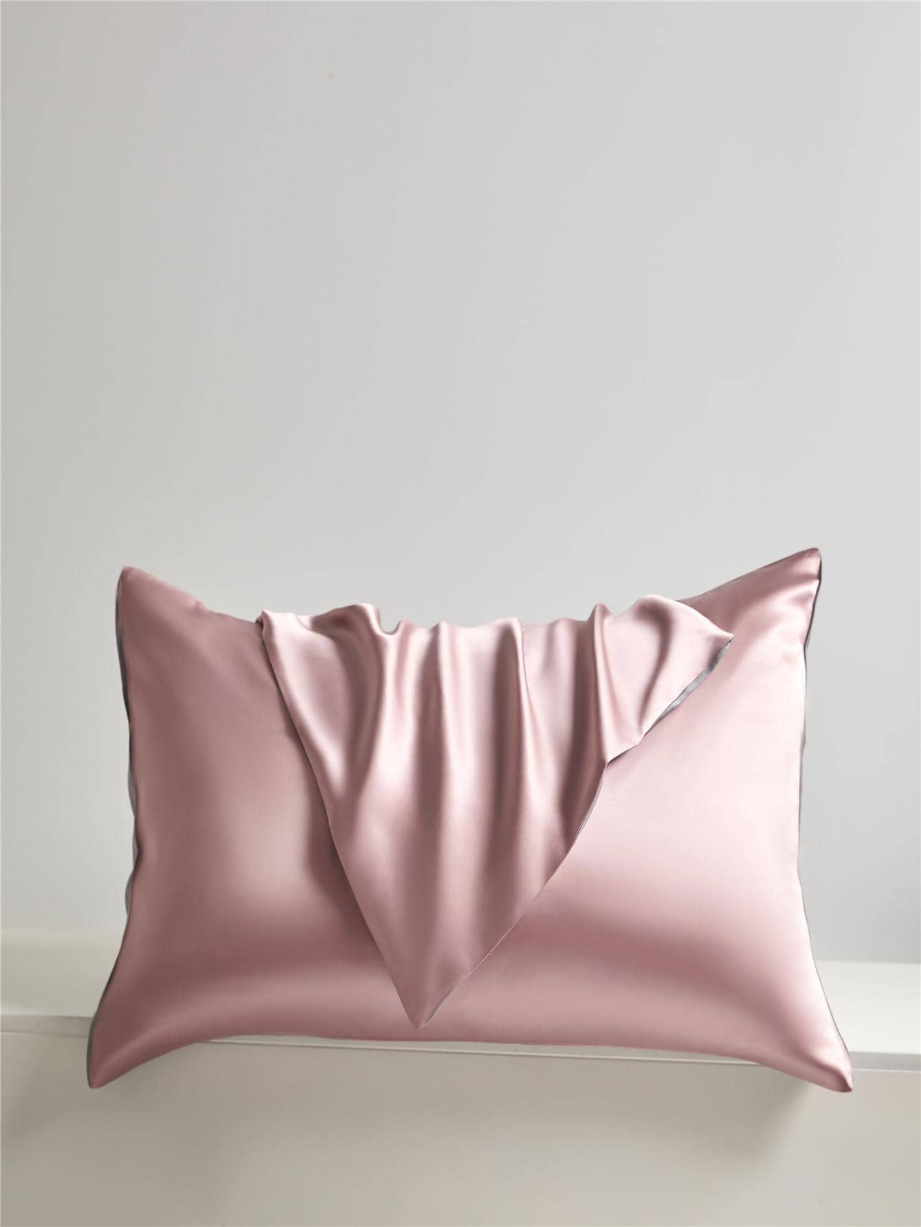 1个白色/咖啡金色/蓝色/杏色/香槟色22mm纯桑蚕丝枕套，尺寸：48*74cm/50*70cm/50*75cm/60*60cm/70*70cm/51*91cm - 粉色 - 查看 1