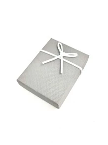 12pcs Bow Decor Jewelry Storage Box - White - View 5