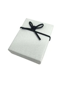 12pcs Bow Decor Jewelry Storage Box - White - View 7