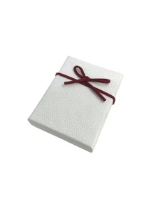 12pcs Bow Decor Jewelry Storage Box - White - View 6