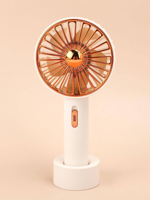 AOYI 1pc Plastic Mini Fan, Modernist Portable Handheld Fan For Home, School