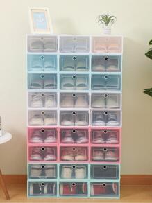 1入組素色鞋子收納盒 - 粉色 - 查看 4
