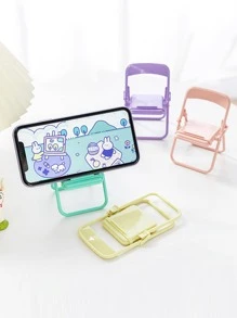 1 chiếc ghế thiết kế giá đỡ điện thoại để bàn - màu xanh lá - Xem 5