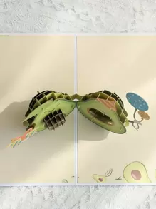 1 张鳄梨设计贺卡，圣诞节 - 綠色 - 查看 7