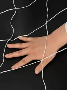 1 tấm lưới bảo vệ thực vật trơn - trắng - Xem 2