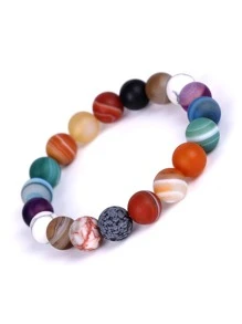 1入組波西m亞彩色串珠手環適合女士日常裝飾 - 彩色 - 查看 4