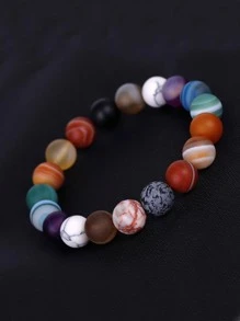 1入組波西m亞彩色串珠手環適合女士日常裝飾 - 彩色 - 查看 5