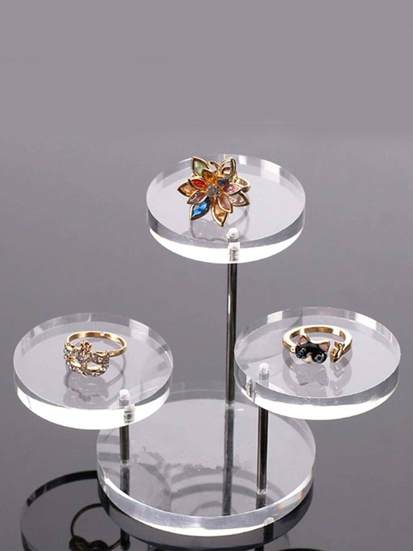 Giá trưng bày trang sức trong suốt 1 cái - Trong sáng - Xem 1