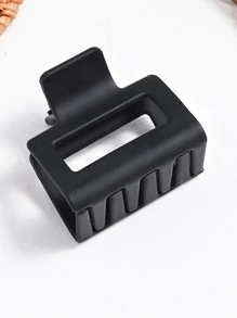 cái Vuốt tóc hình chữ nhật đơn giản cho nữ để trang trí tóc - màu đen - Xem 2