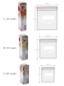 2入組透明食物儲存袋 - 無色 - 查看 5