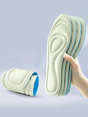 3ANGNI 1對柔軟緩震運動高跟鞋/運動鞋鞋墊