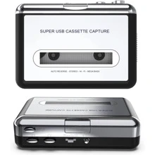 DIGITNOW Walkman USB Cassette Player, Retro Cassettes Tape To MP3 CD Converter - 銀色 - 查看 7