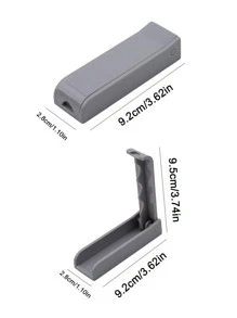 2 Cái/bộ Móc Treo Nhựa Móc Treo Tường Tự Dính Hiện Đại Có Thể Gập Lại Móc Cho Móc Treo - Nhiều màu - Xem 3