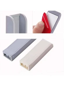 2 Cái/bộ Móc Treo Nhựa Móc Treo Tường Tự Dính Hiện Đại Có Thể Gập Lại Móc Cho Móc Treo - Nhiều màu - Xem 4