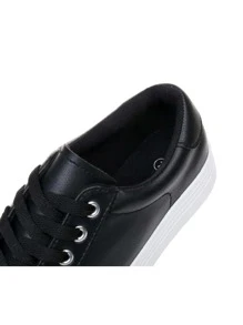 Women Platform Sneakers Comfortable Casual Fashion Walking Shoes - màu đen - Xem 6