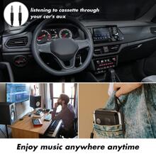 DIGITNOW USB Cassette Player, Portable Walkman Stereo Tape To MP3 Converter, Audio Music Recorder To MP3 - 黑色 - 查看 5