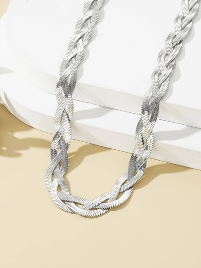Minimalist Twist Chain Necklace