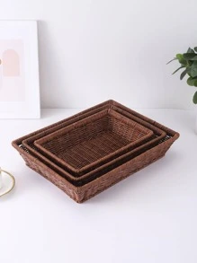 Giỏ lưu trữ - màu nâu - Xem 2