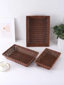 Giỏ lưu trữ - màu nâu - Xem 3