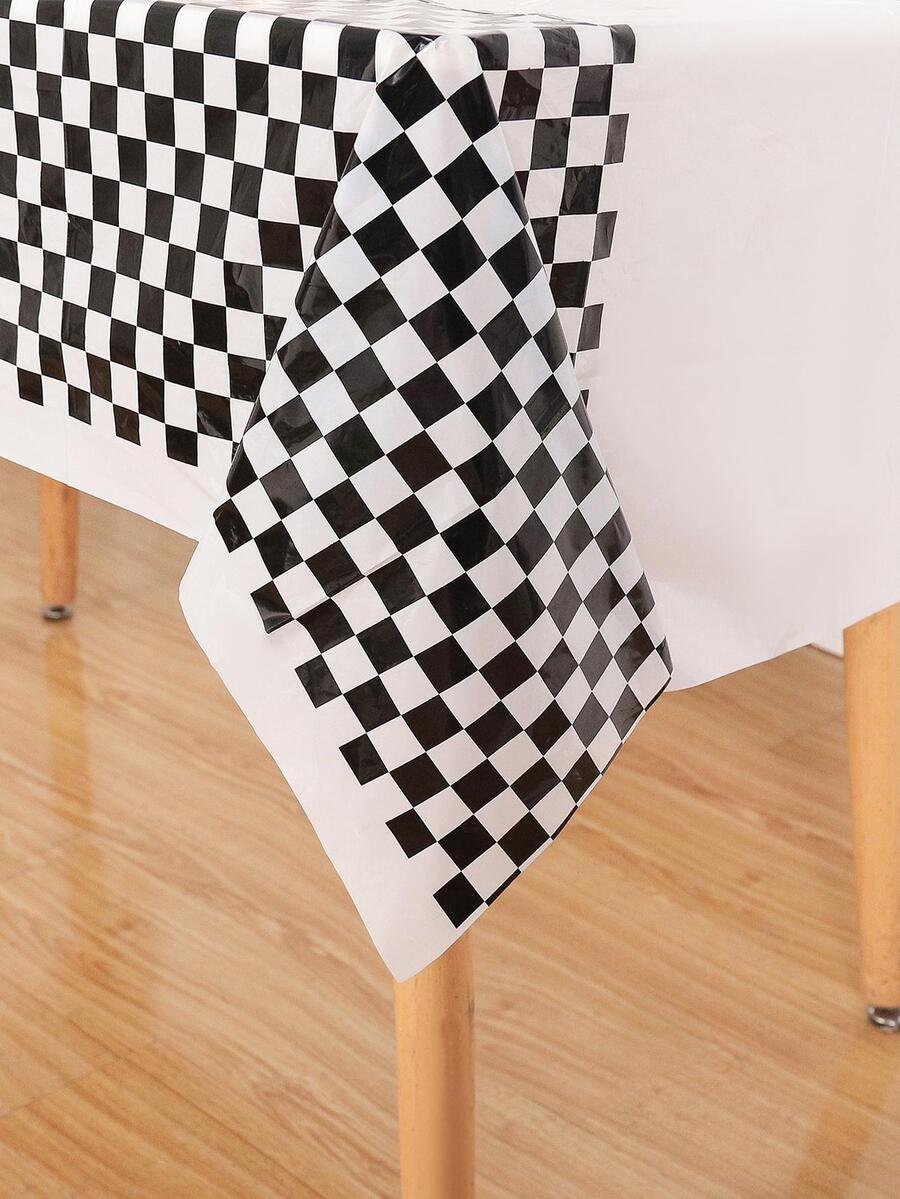 棋盤格印花一次性桌布