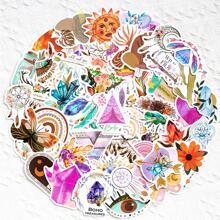 50入組混合圖案DIY創意貼紙筆記本電腦手機電腦 - 彩色 - 查看 7