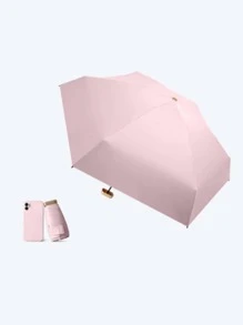 1 chiếc ô cầm tay chắc chắn - Hồng - Xem 2