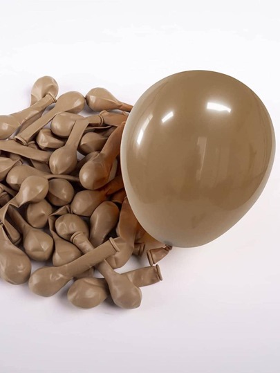 Brown Party Balloons 5 Inch 50pcs Happy Birthday Jungle Decoration Balloons Wedding Gender Reveal Party Balloons