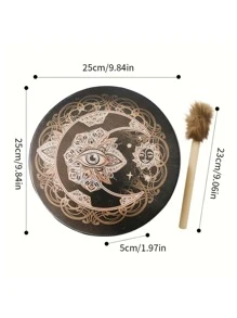 1入組曼陀羅圖案圓形香爐