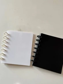 1入組A6金屬亮絲相簿 - 白色 - 查看 6