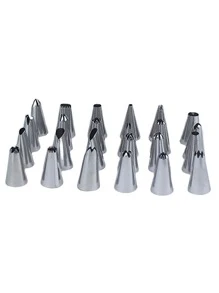 24/48pcs Icing Piping Nozzles - Silver - View 6