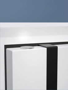 1入組字母圖案門鉤 - 黑色 - 查看 5