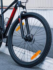 2 piezas Reflectores amarillos para radios de bicicleta para bicicleta de montaña y bicicleta de carretera, decoración y advertencia - Amarillo - Ver 4