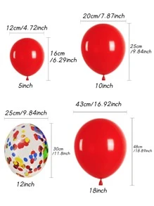 110pcs Mixed Color Balloon Garland, Latex Balloon Arch Kit For Party Decor - Multicolor - View 2