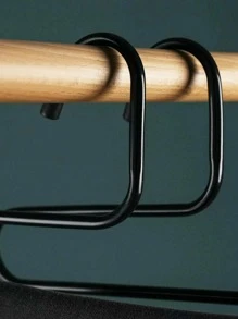 1 件多功能裤架，现代不锈钢多层衣架，适用于家庭装饰装饰节日装饰房间装饰家居装饰卧室装饰 - 黑色 - 查看 4