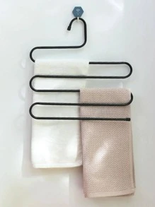 1 件多功能裤架，现代不锈钢多层衣架，适用于家庭装饰装饰节日装饰房间装饰家居装饰卧室装饰 - 黑色 - 查看 7