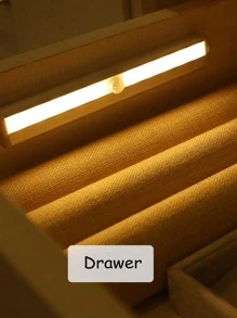 1/3 pezzi Luce notturna sensore di movimento armadio con 6/10 LED, alimentata a batteria per mobile cucina