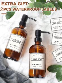 1 pieza Dispensador de loción 300ml - Marrón - Ver 3