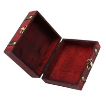 1 pieza Caja de almacenamiento con diseño vintage - Rojo - Ver 6