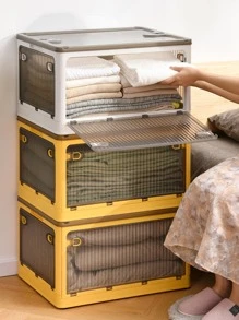 1 pieza Caja de almacenamiento plegable - Amarillo - Ver 1