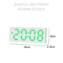 Led Digital Alarm Clocks 3 Levels Brightness Setting Time/temperature/date Display Table Clock - 藍色 - 查看 7