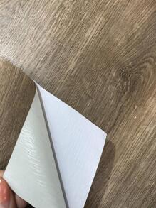LFASCU 1 Roll 3d Imitation Wood Grain Wallpaper Dark Brown Office Waterproof And Moisture-Proof Pvc Wallpaper Bedroom Living Room Table Furniture Renovation Tv Background Decorative Wallpaper Kitchen Oil-Proof Sticker - Brown - View 8