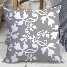 1 vỏ gối họa tiết hoa không có chất độn - Nhiều màu - Xem 5