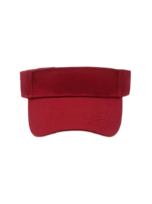 1入組女士素色時尚遮陽帽適合夏天 - 酒紅色 - 查看 4