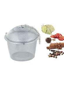 1入組不銹鋼調味濾球 - 銀色 - 查看 10