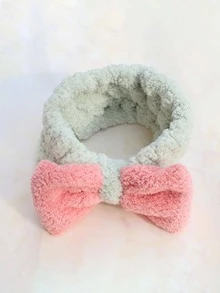 1 băng đô trang trí nơ trang trí nhà tắm - Nhiều màu - Xem 4
