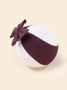 3 cái băng đô trang trí nơ cho bé - Màu xanh hải quân - Xem 4